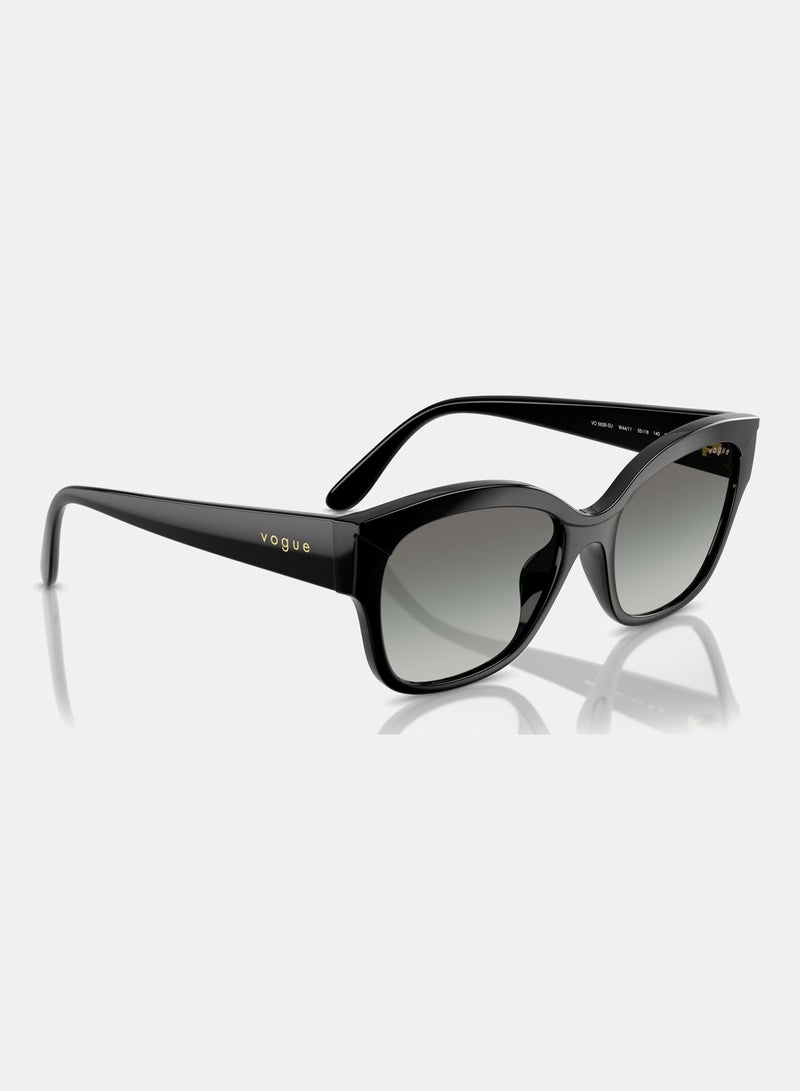 Vogue Full Rim Cat Eye Sunglasses 5638SU, 55, W44, 11 - Image 3